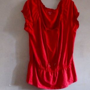 NWOT Croft & Barrow Burgundy  Cotton Beach coverup. Size 3X.